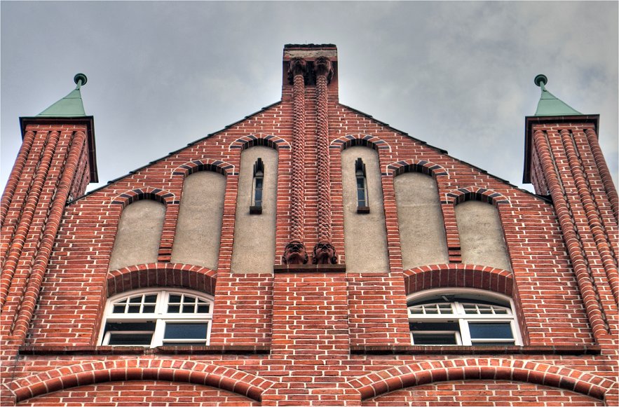 Backsteingiebel in Lübeck