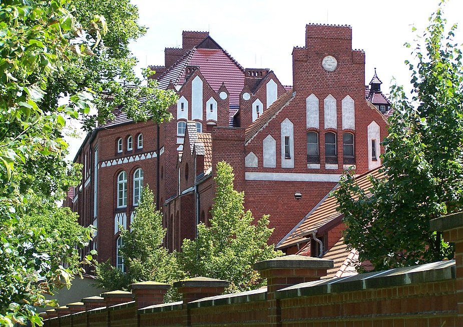 Backsteingotik-Uniklinik Greifswald.