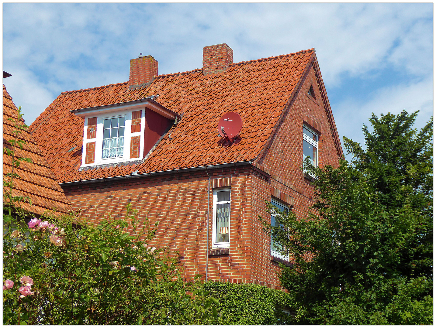 Backsteinhaus in Norddeutschland