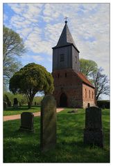 Backsteinkirche in Groß Zicker