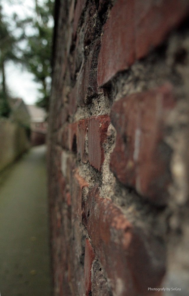 Backsteinmauer