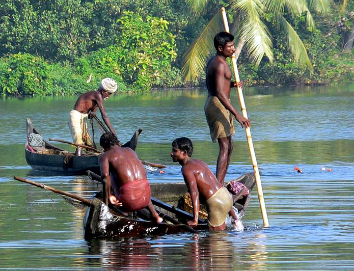 Backwaters in Kerala