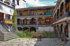 Backyard in Drepung monastery