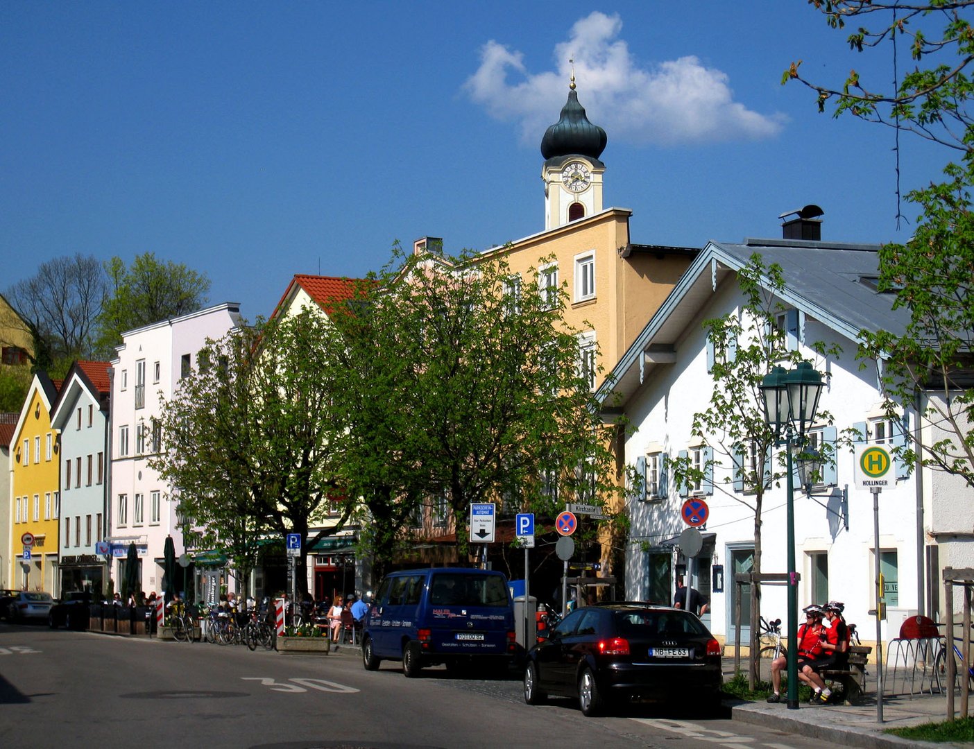Bad Aibling Kirchzeile im Frühling Foto & Bild landschaft, natur