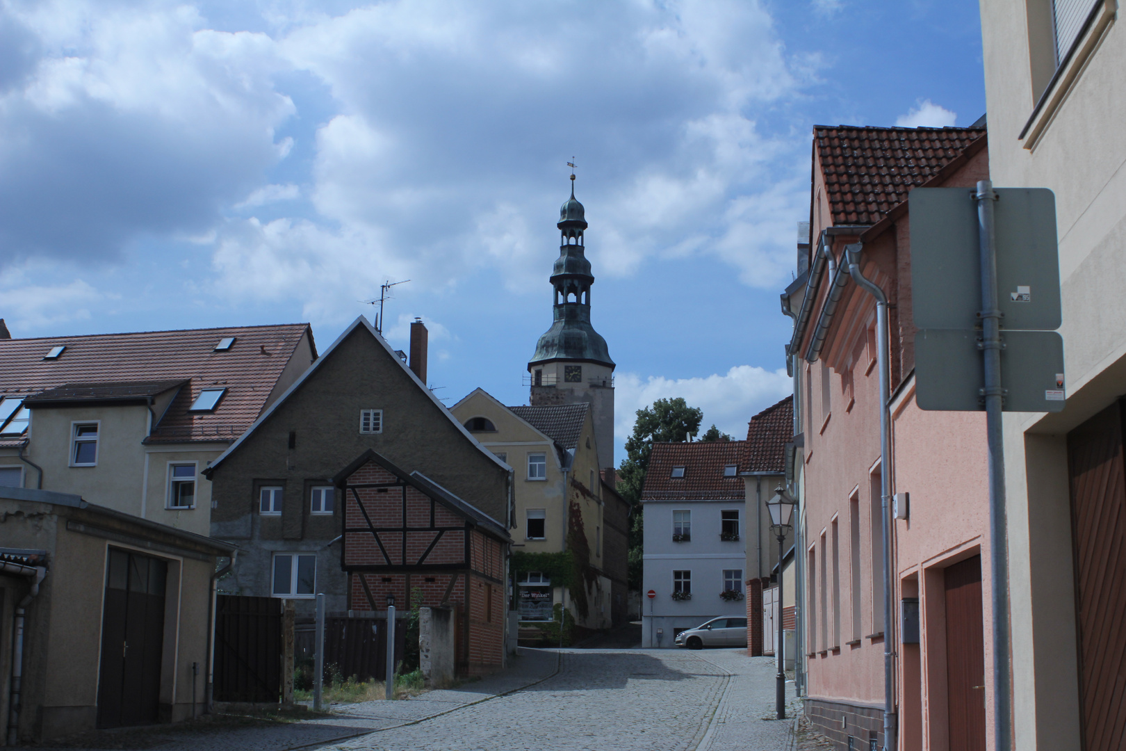 Bad Belzig mit Blick auf die Marienkirche