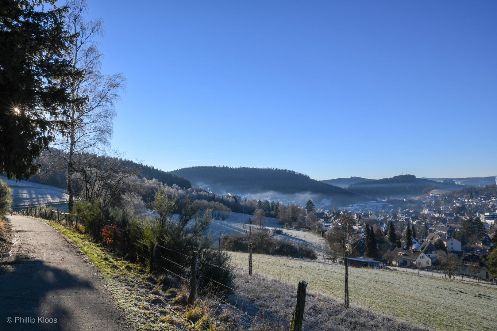 Bad Berleburg im Morgentau...