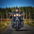 "Bad Boy" auf seiner Harley