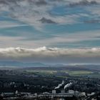 Bad Breisig Wolken über der Eifel