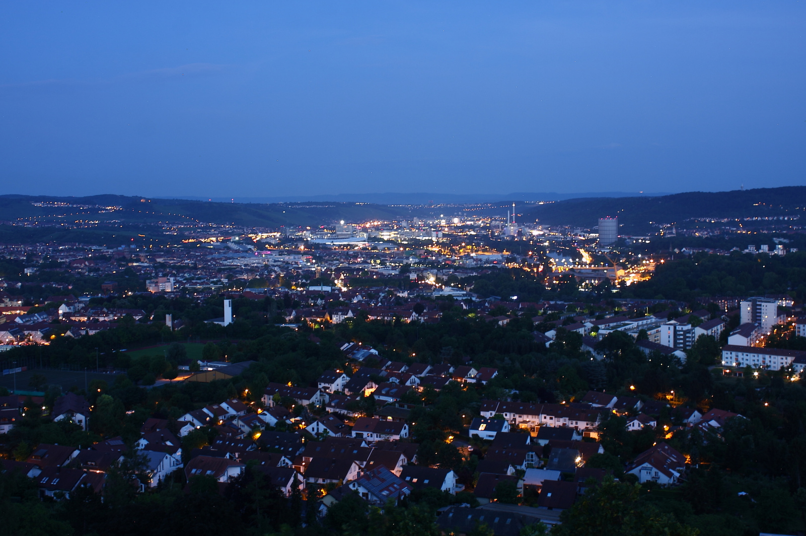 Bad Cannstatt bei Nacht