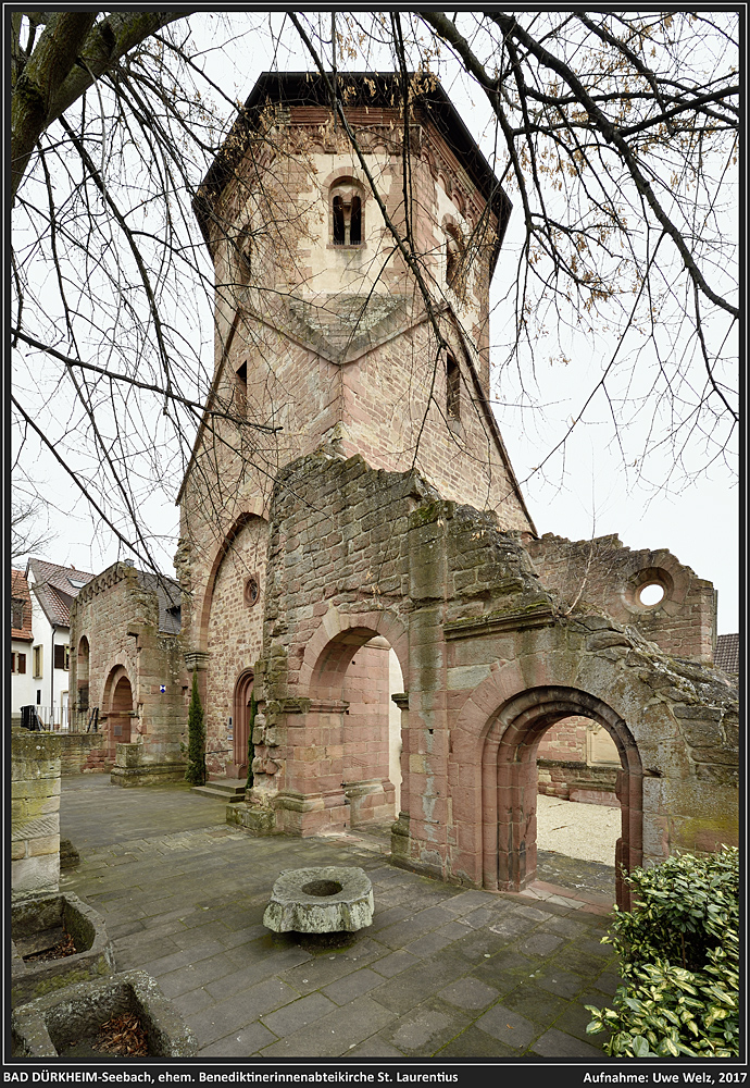 Bad Dürkheim-Seebach (Landkr. Bad Dürkheim), prot. Kirche, Ansicht von Südwest