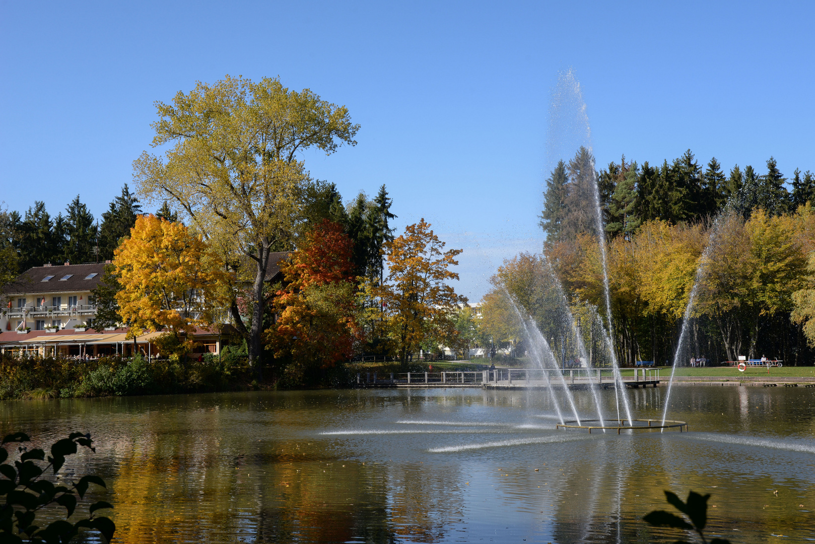 Bad Dürrheim: Herbst am Salinensee