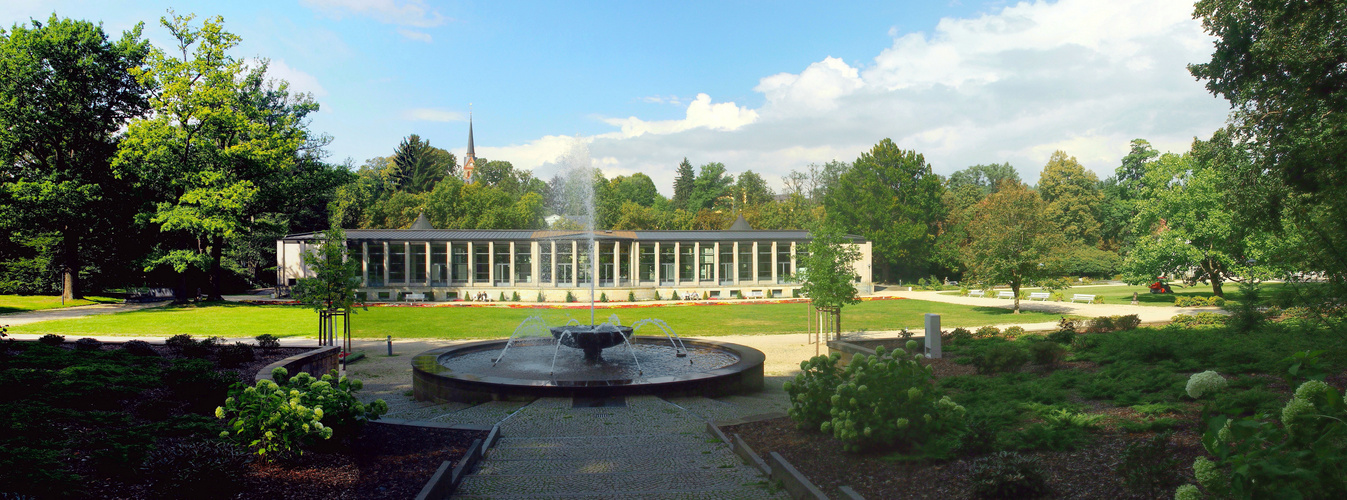 Bad Elster - Blick auf den Kurpark