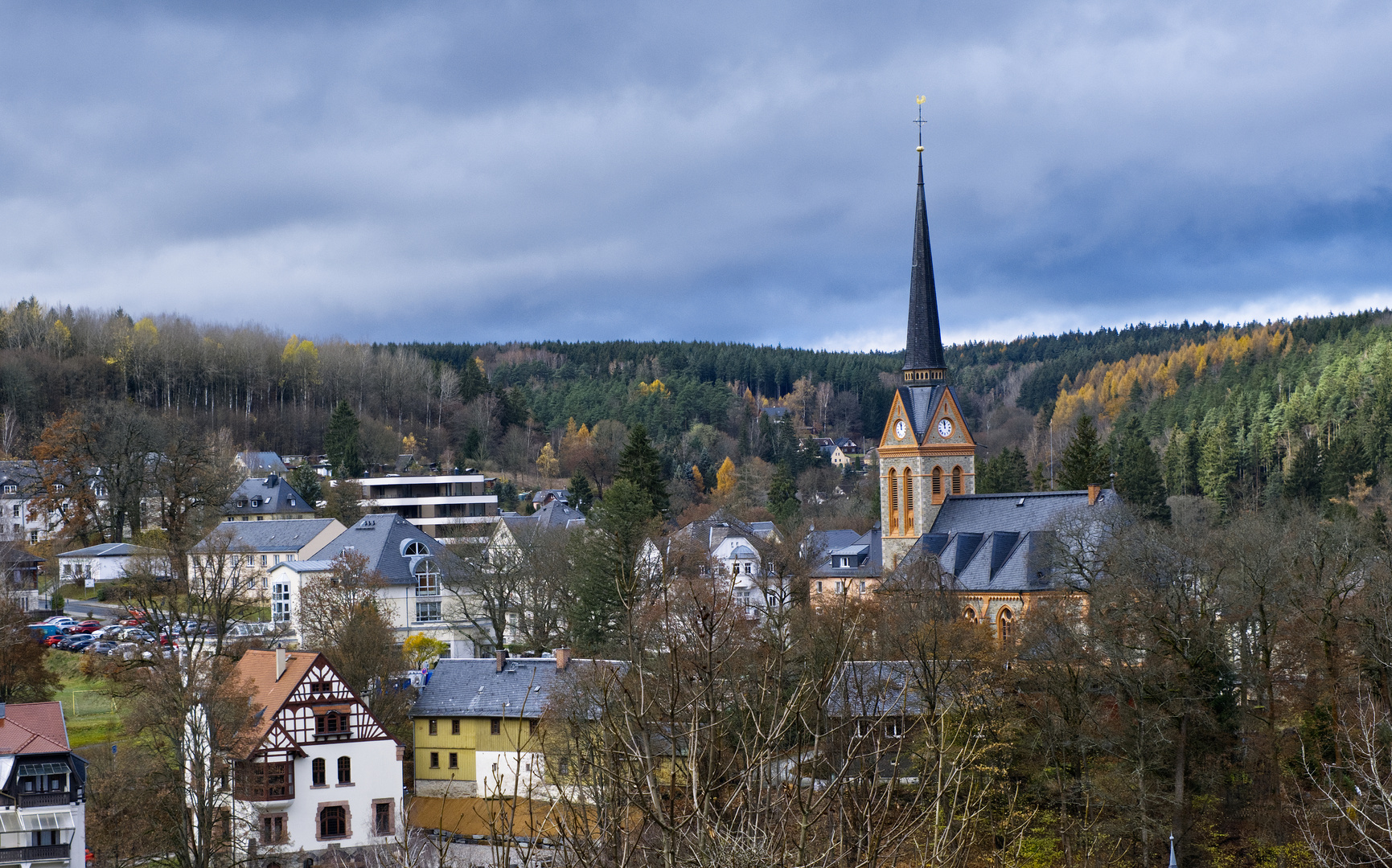 Bad Elster von oben