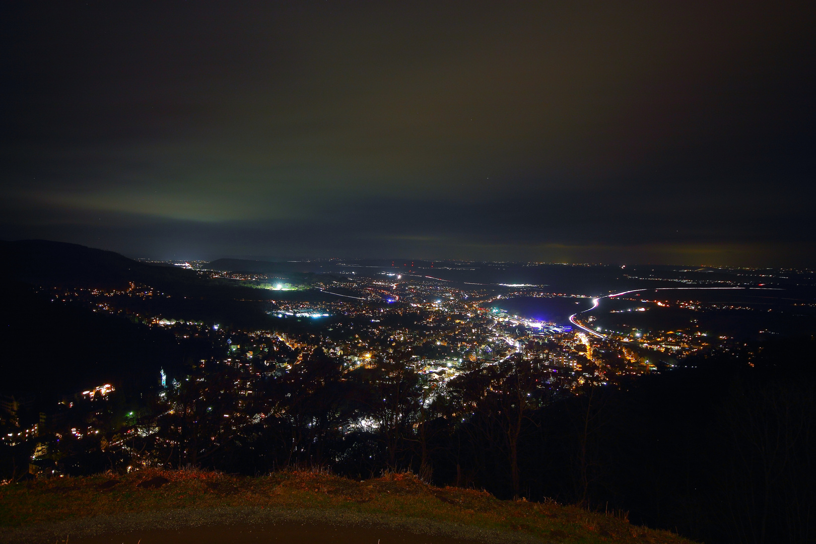 Bad Harzburg bei Nacht