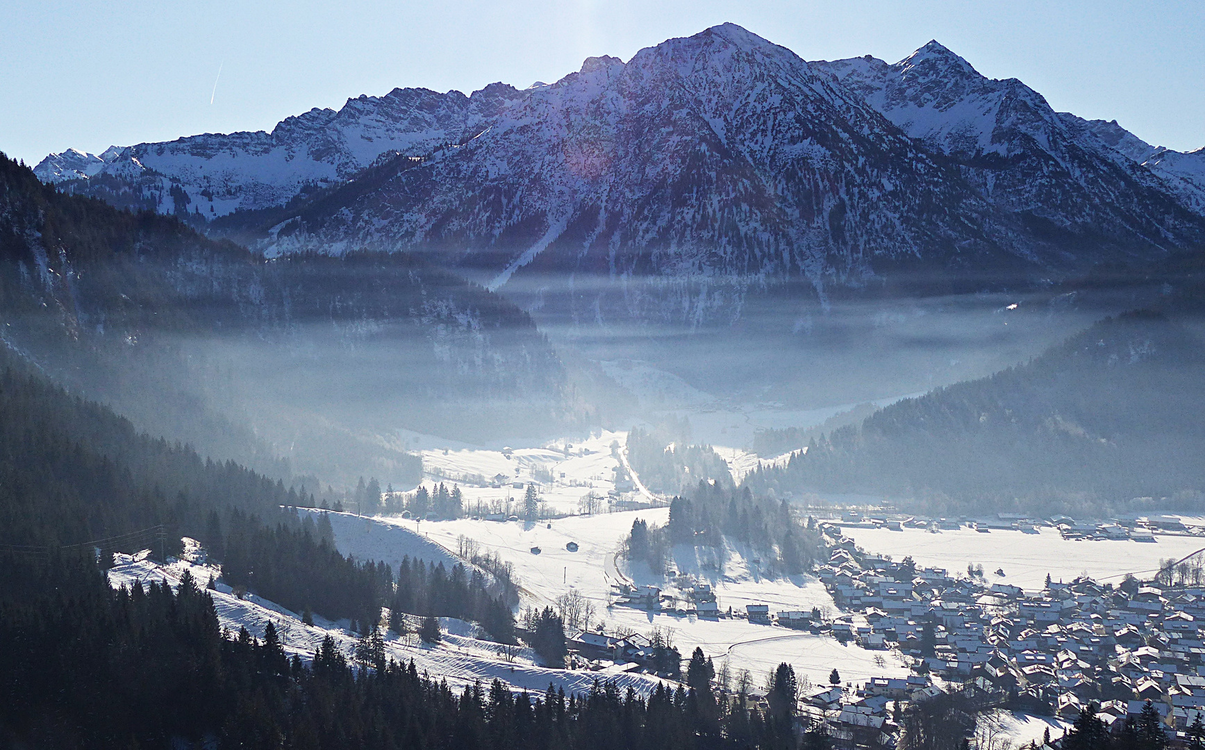 Bad Hindelang im Dunst