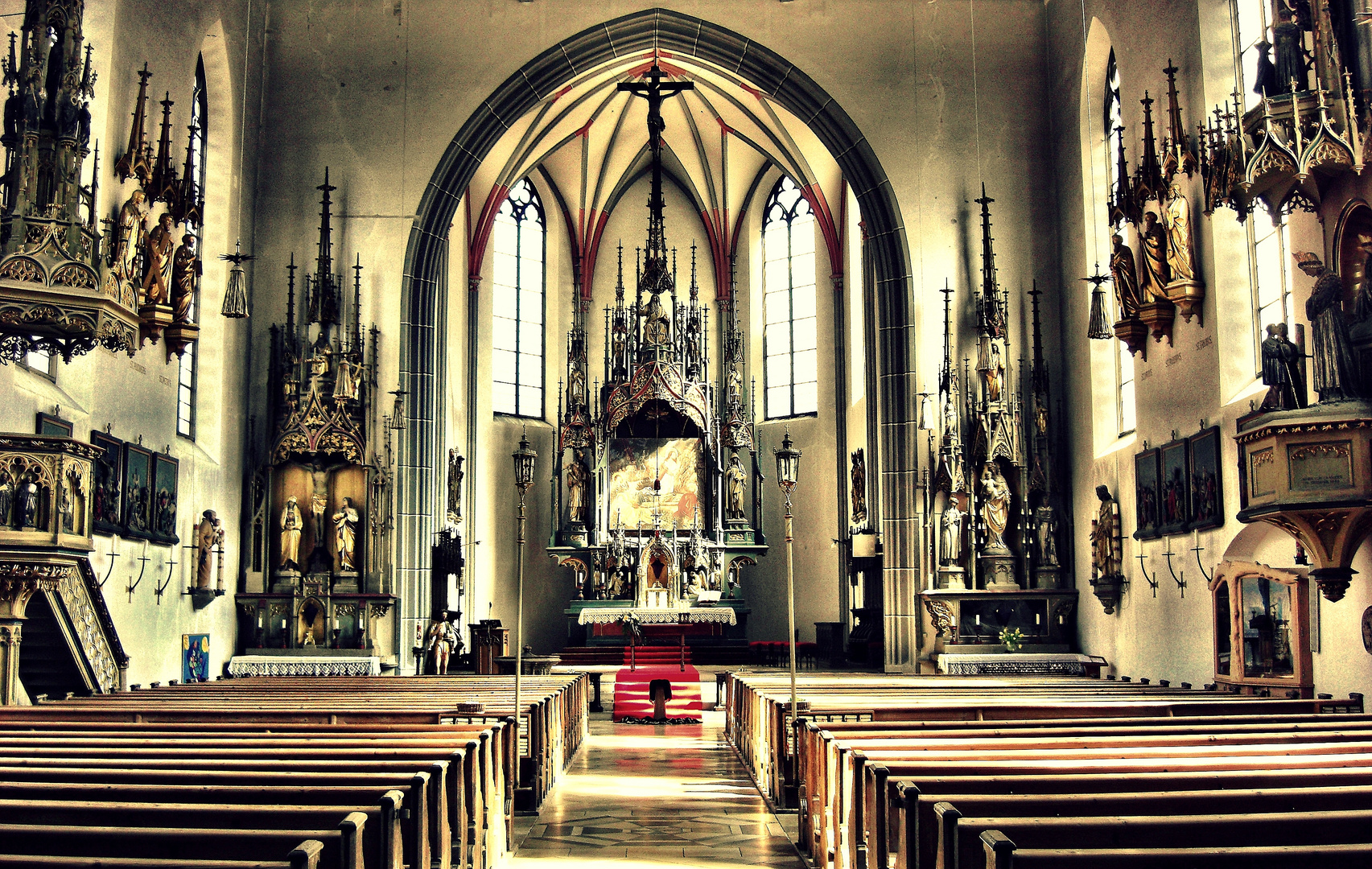 Bad Hindelang Kirche Innenansicht