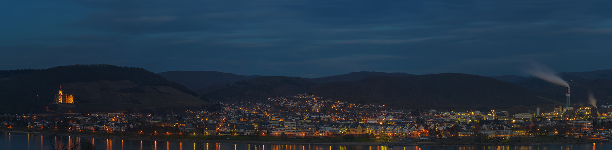 Bad Hönningen bei Nacht