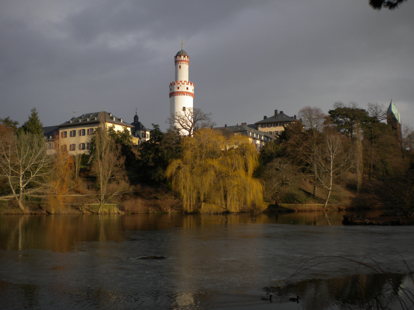 Bad Homburg, weißer Schlossturm