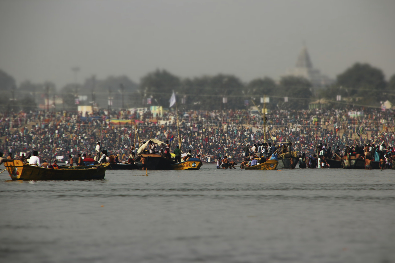 Bad im Ganges - Kumbh Mela 2013
