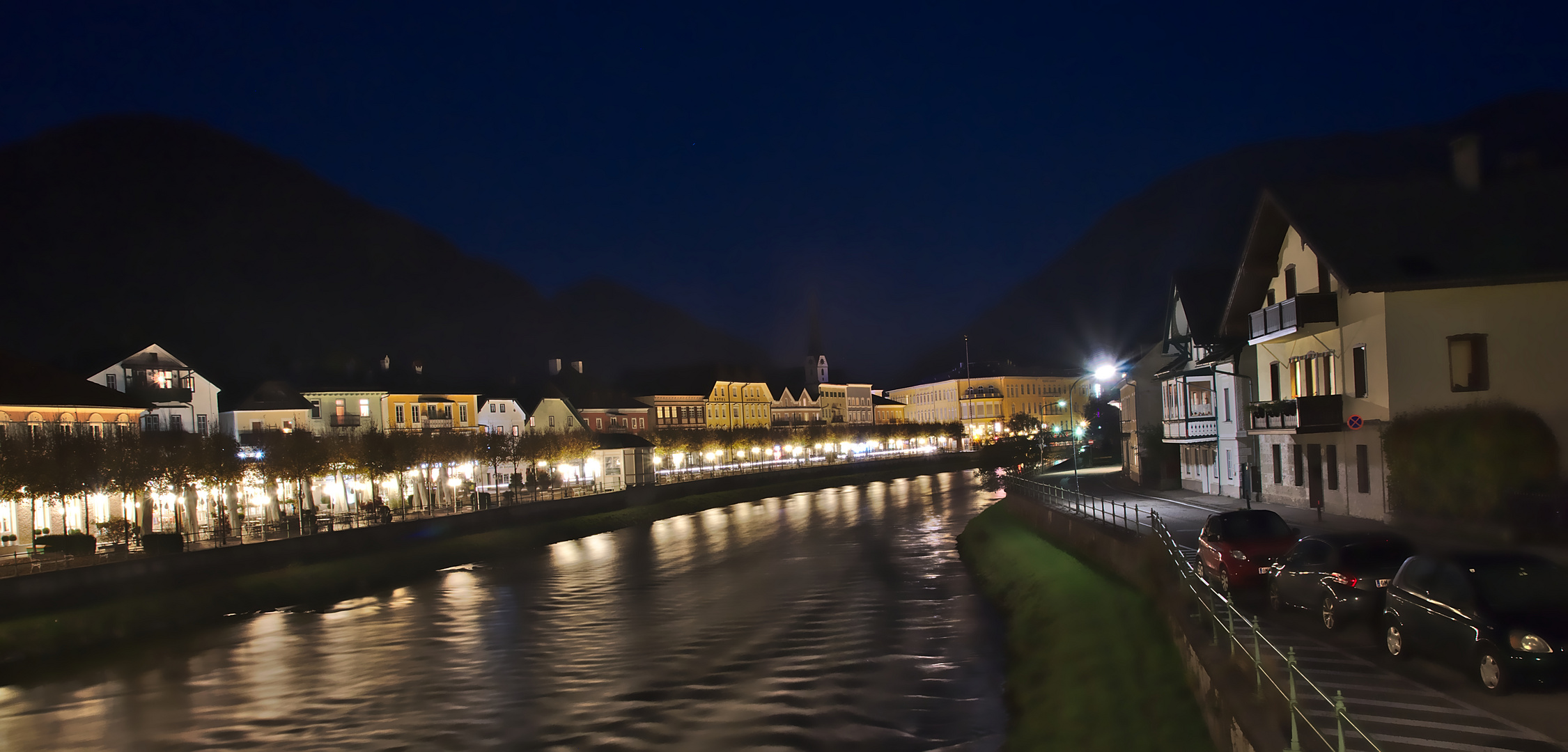 Bad Ischl bei Nacht