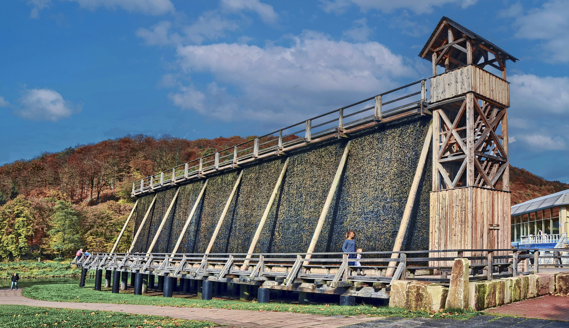 Bad Karlshafen, Sole-Gradierwerk