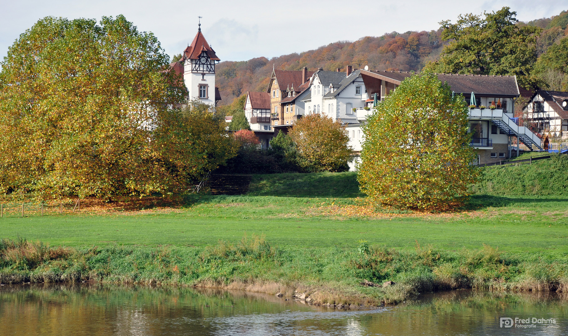 Bad Karlshafen, Spaziergang an der Weser