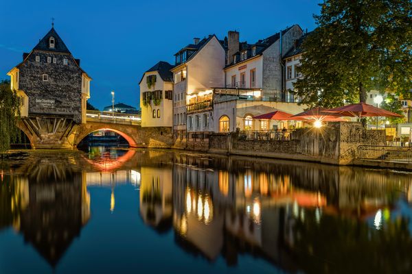 Bad Kreuznach zur blauen Stunde