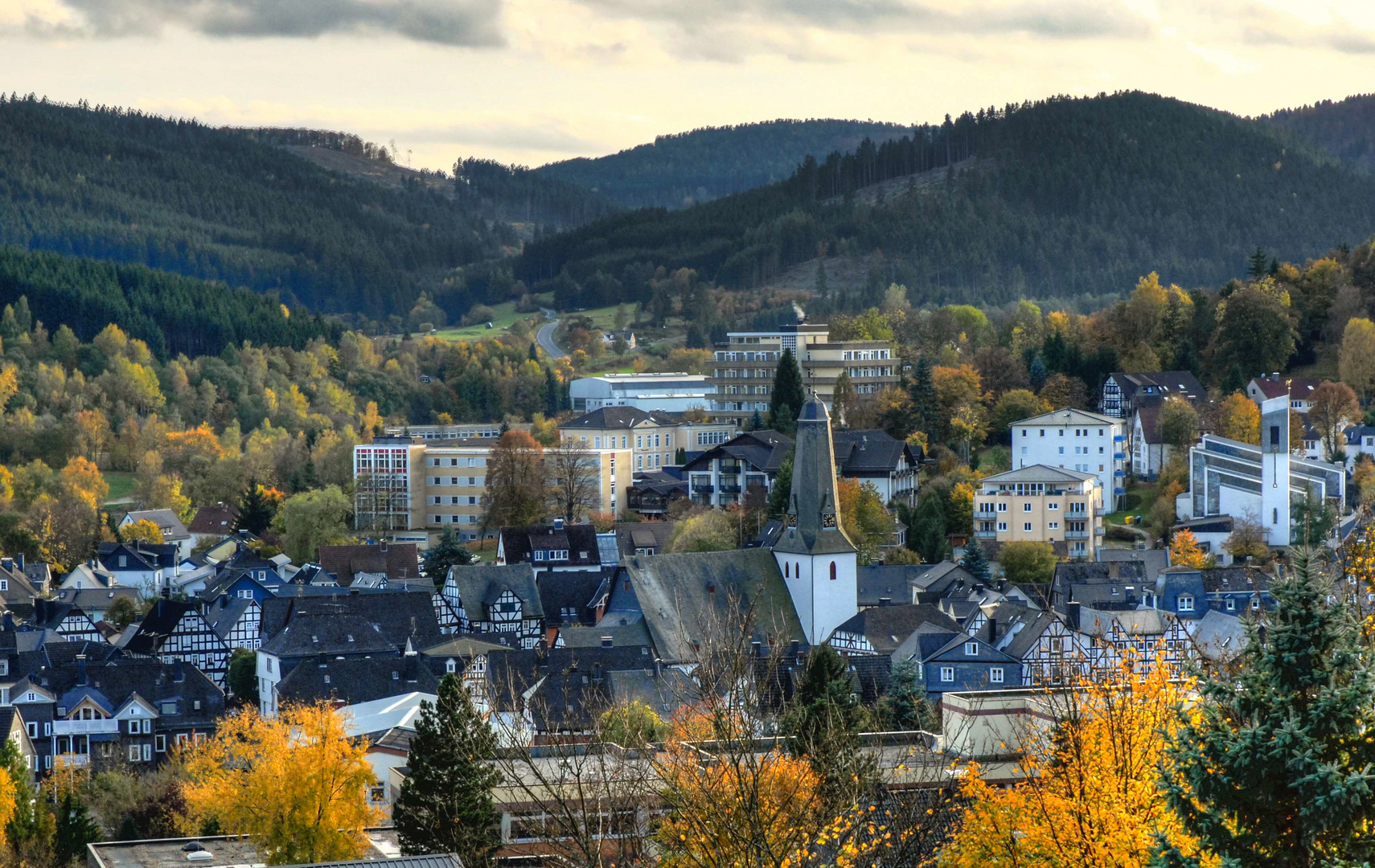 Bad Laasphe im Herbst Foto & Bild deutschland, europe, nordrhein