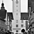 Bad Mergentheim - Blick auf den Turm des Residenzschlosses mit Deutschordensmuseum