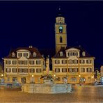 Bad Mergentheim Marktplatz mit Brunnen