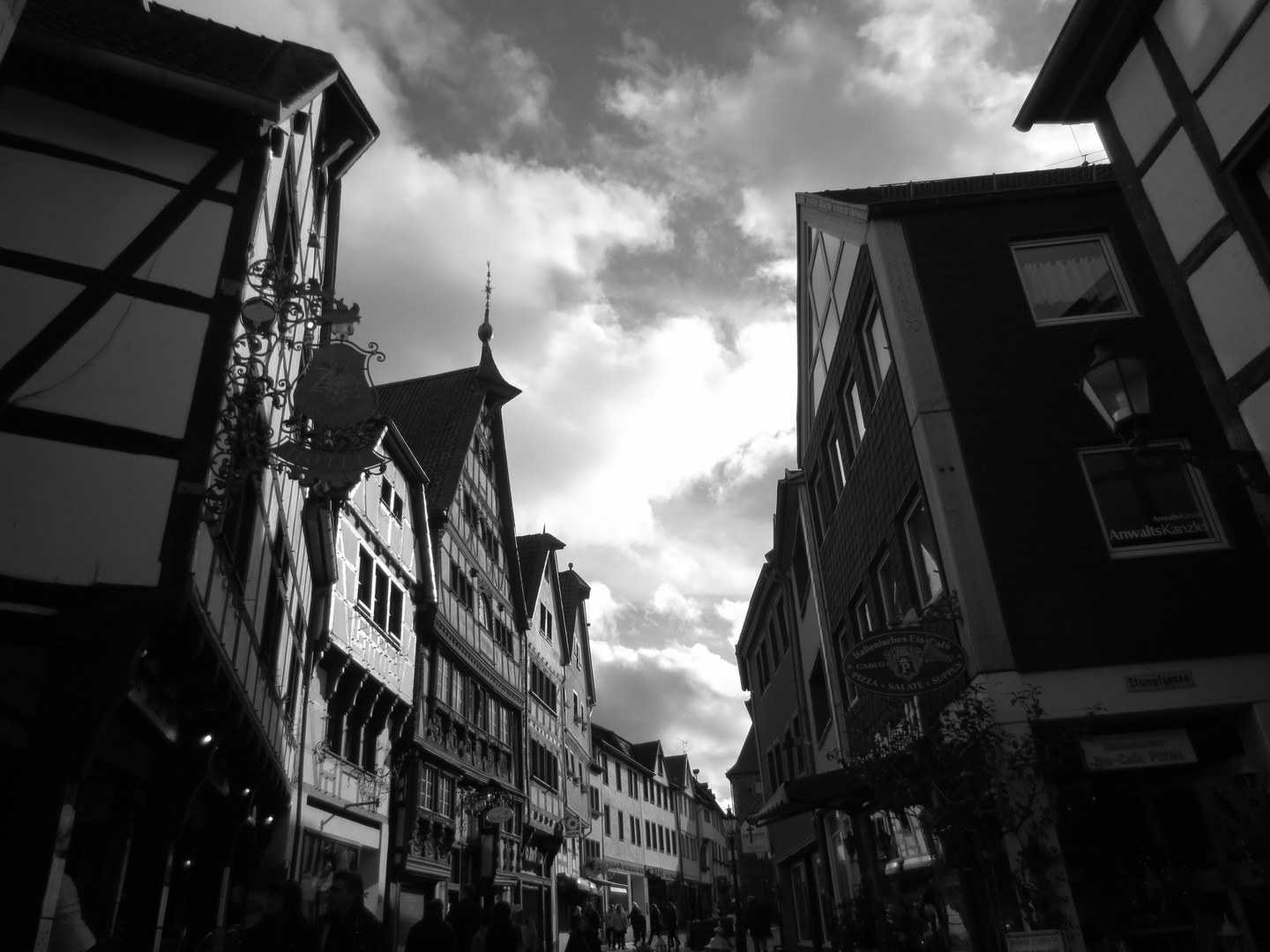 Bad Münstereifel - Himmel in der Orchheimer Straße