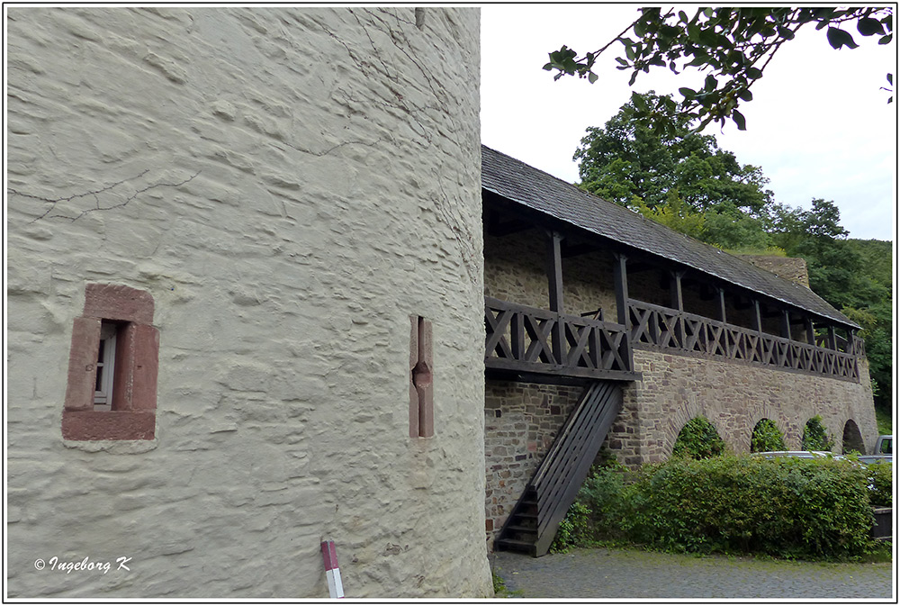 Bad Münstereifel - Wehrgang an der Stadtmauer