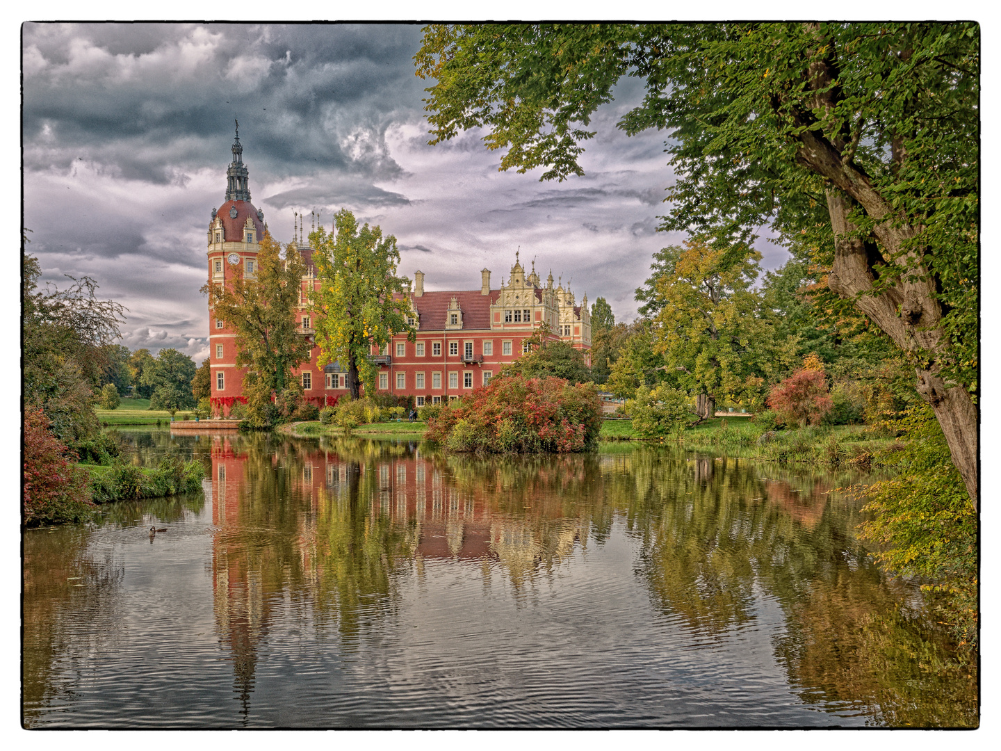 Bad Muskau Schloß Spiegelung