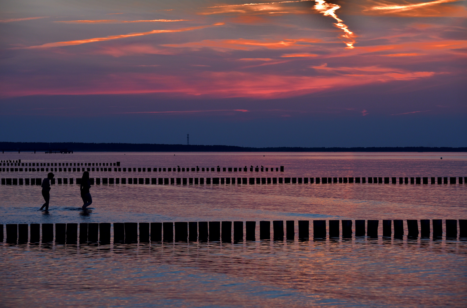 Bad nach dem Sonnenuntergang