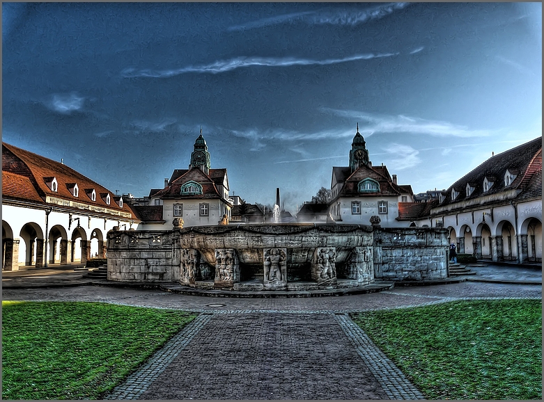 Bad Nauheim (Sprudelhof) - der große Sprudel