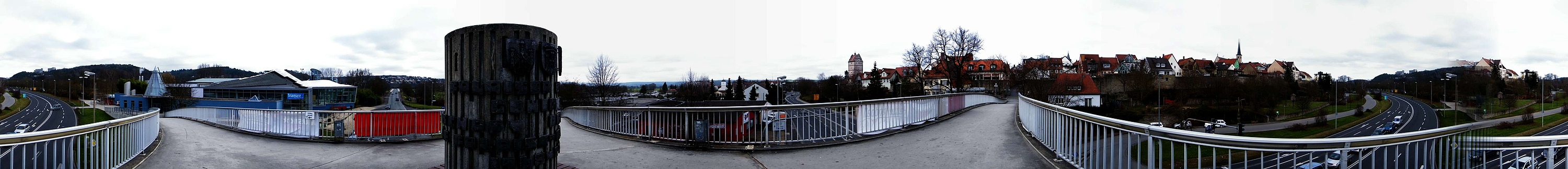 Bad Neustadt an der Saale Brücken Panorama