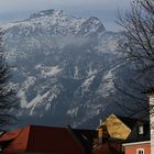 Bad Reichenhall Rathausplatz mit Hochstaufen