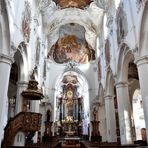 Bad Säckingen Fridolinsmünster Blick zum Altar