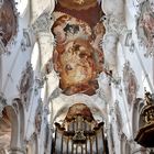 Bad Säckingen Fridolinsmünster Blick zur Orgel