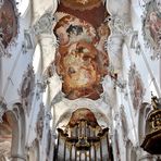 Bad Säckingen Fridolinsmünster Blick zur Orgel