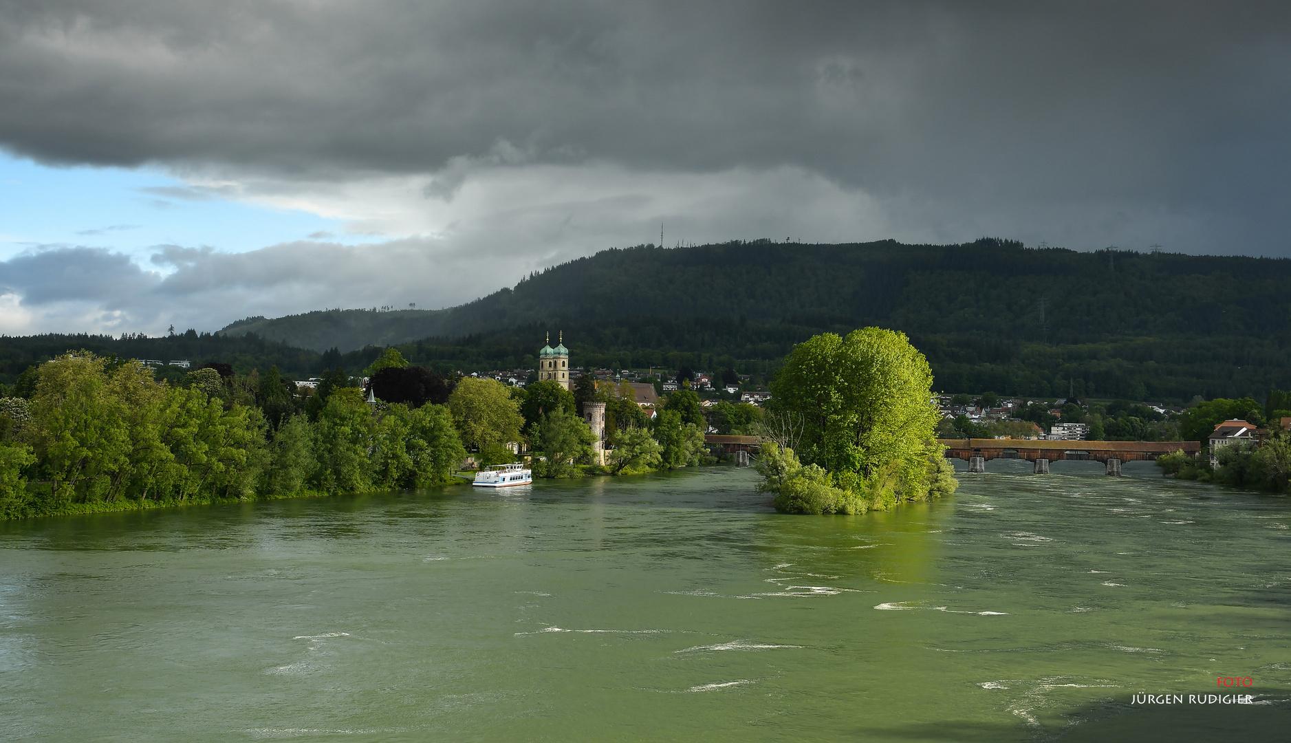 Bad Säckingen vor dem nächsten Regenschauer