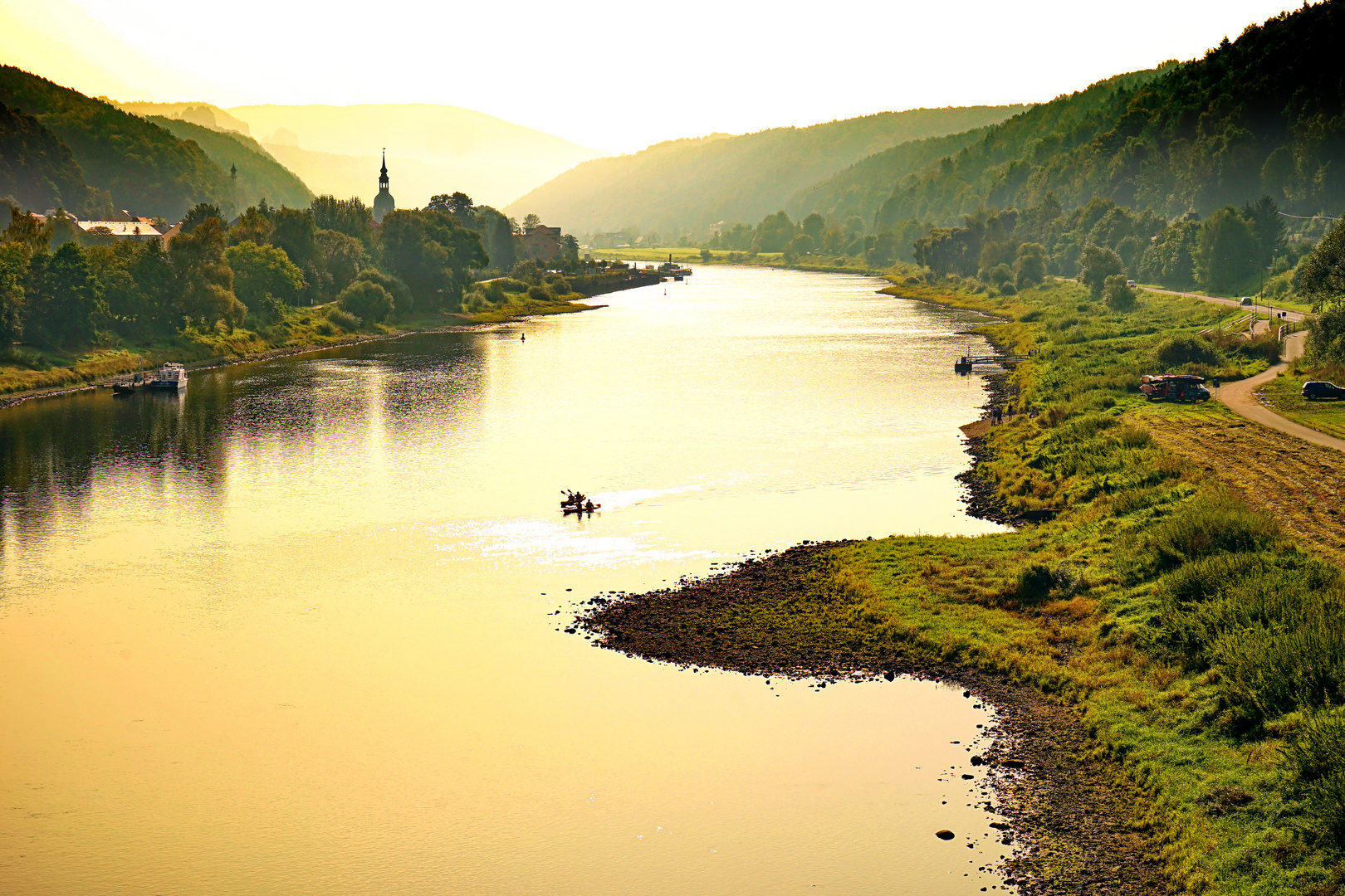 Bad Schandau am Morgen