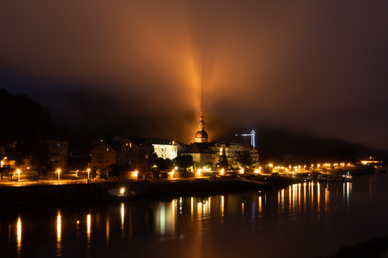 Bad Schandau im Nebel