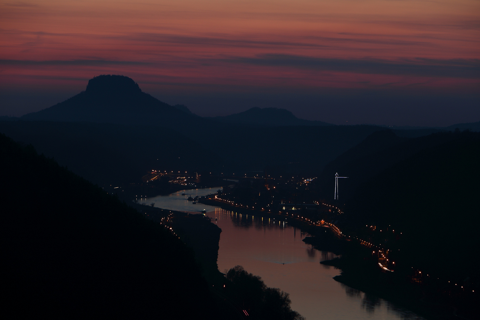 Bad Schandau mit Lilienstein