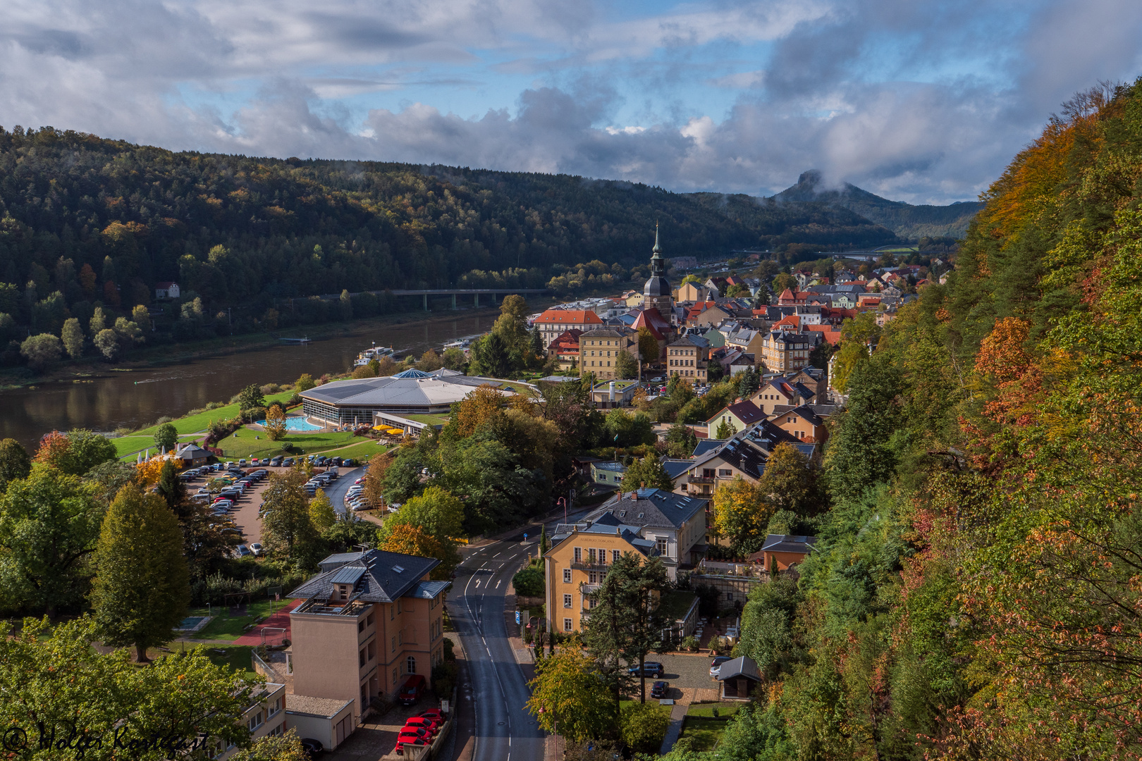 Bad Schandau nach dem Regen Foto &amp; Bild deutschland, europe