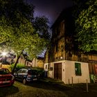 Bad Soden bei Nacht Blick auf die alte Feuerwache