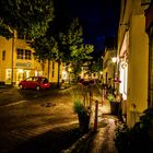 Bad Soden bei Nacht Brunnenstr. in Richtung Zum Quellenpark