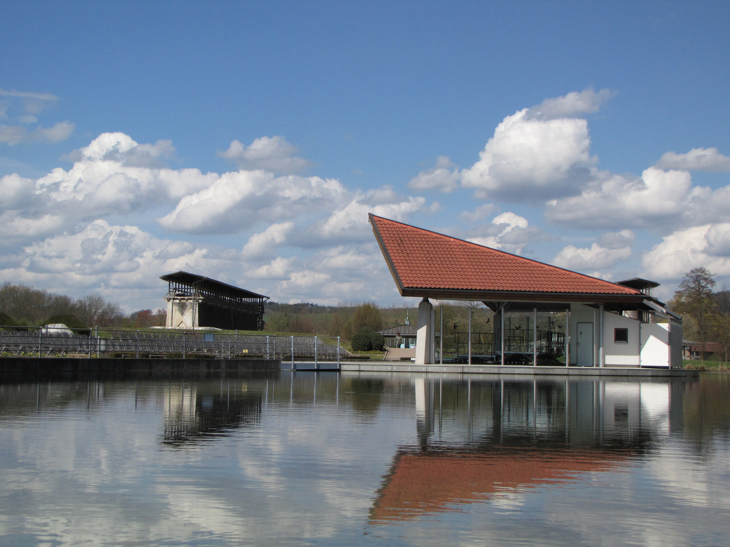 Bad Staffelstein Gradierwerk und Seebühne