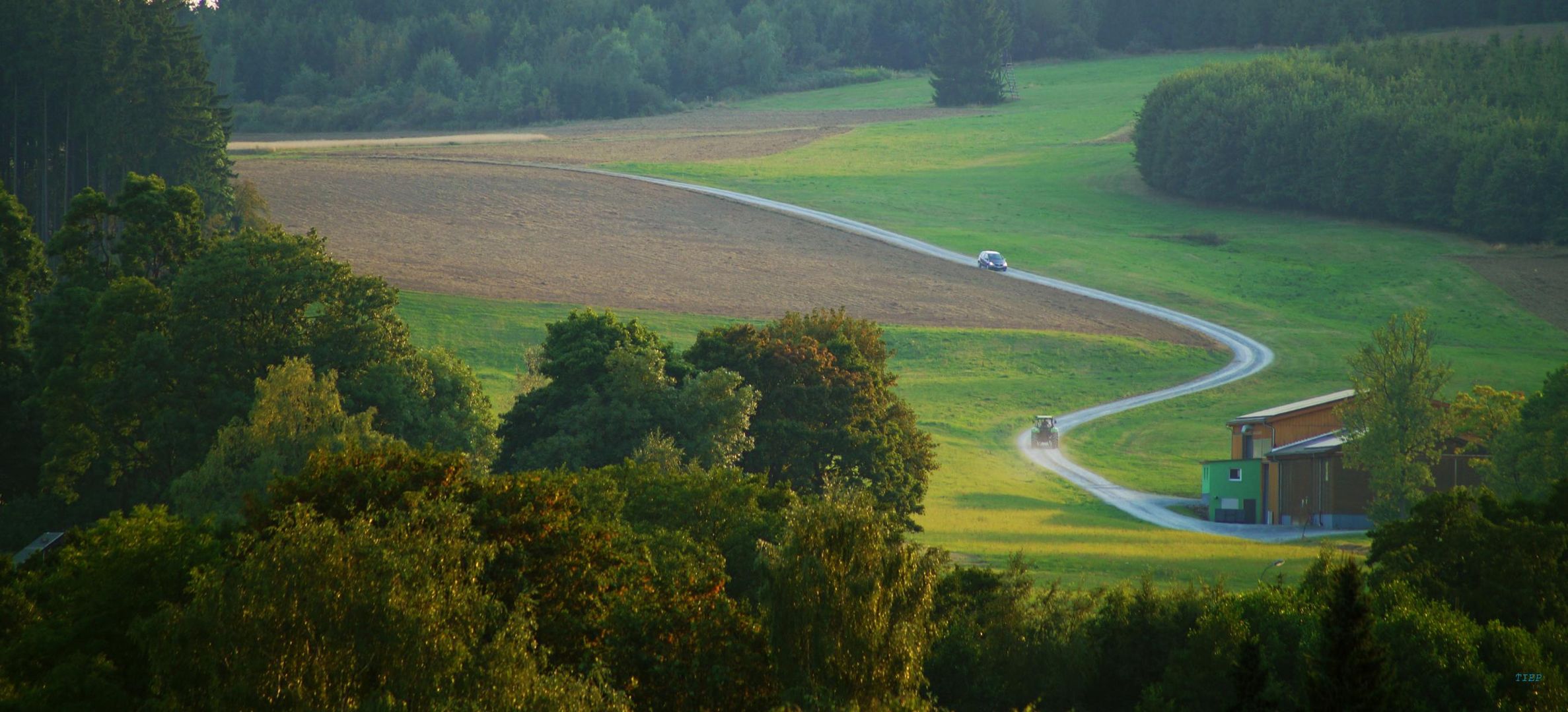 Bad Steben-Blick von der Arbeitsstelle 8.2013