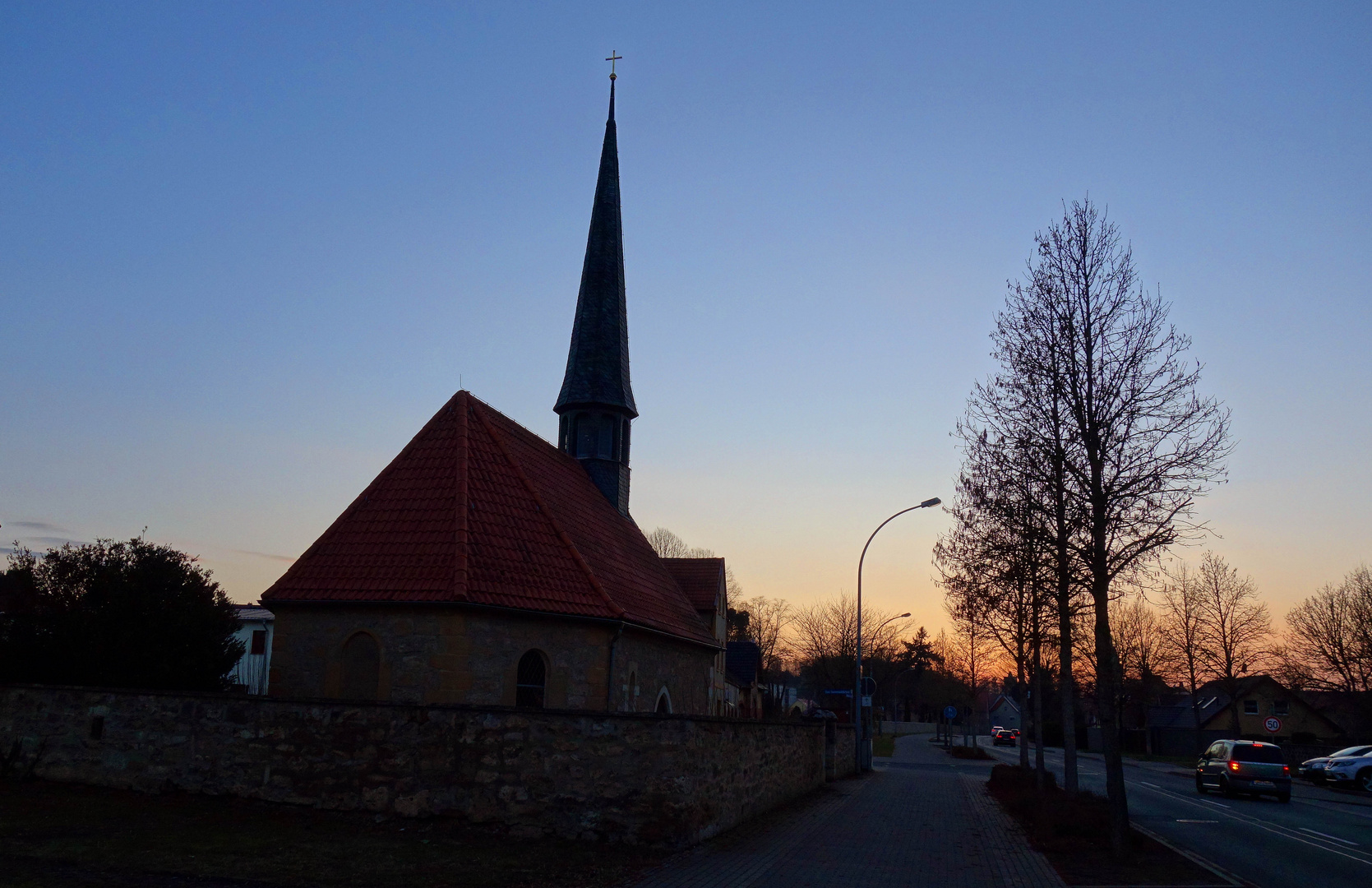 Bad Tennstedt - blaue Stunde